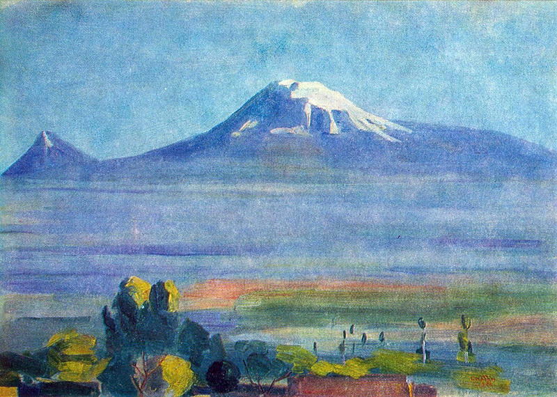 Wikioo.org - The Encyclopedia of Fine Arts - Painting, Artwork by Martiros Saryan - Ararat