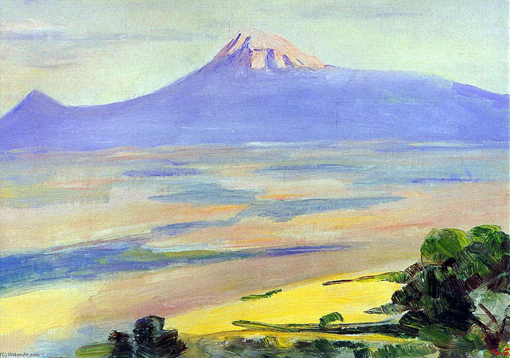 WikiOO.org - Encyclopedia of Fine Arts - Maľba, Artwork Martiros Saryan - Ararat