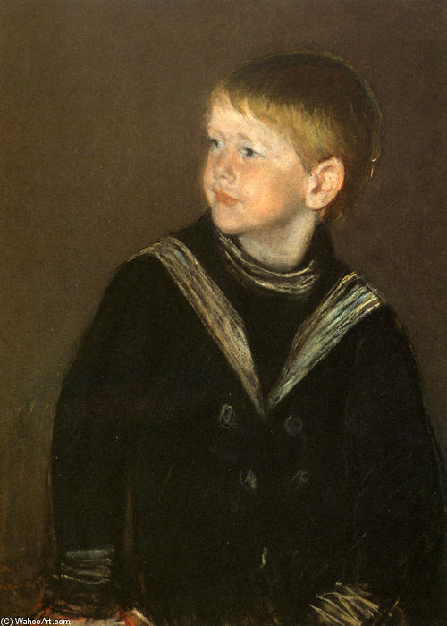 Wikioo.org - The Encyclopedia of Fine Arts - Painting, Artwork by Mary Stevenson Cassatt - The Sailor Boy Gardener Cassatt