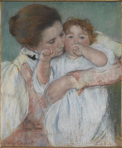 WikiOO.org - 百科事典 - 絵画、アートワーク Mary Stevenson Cassatt - Matertiny