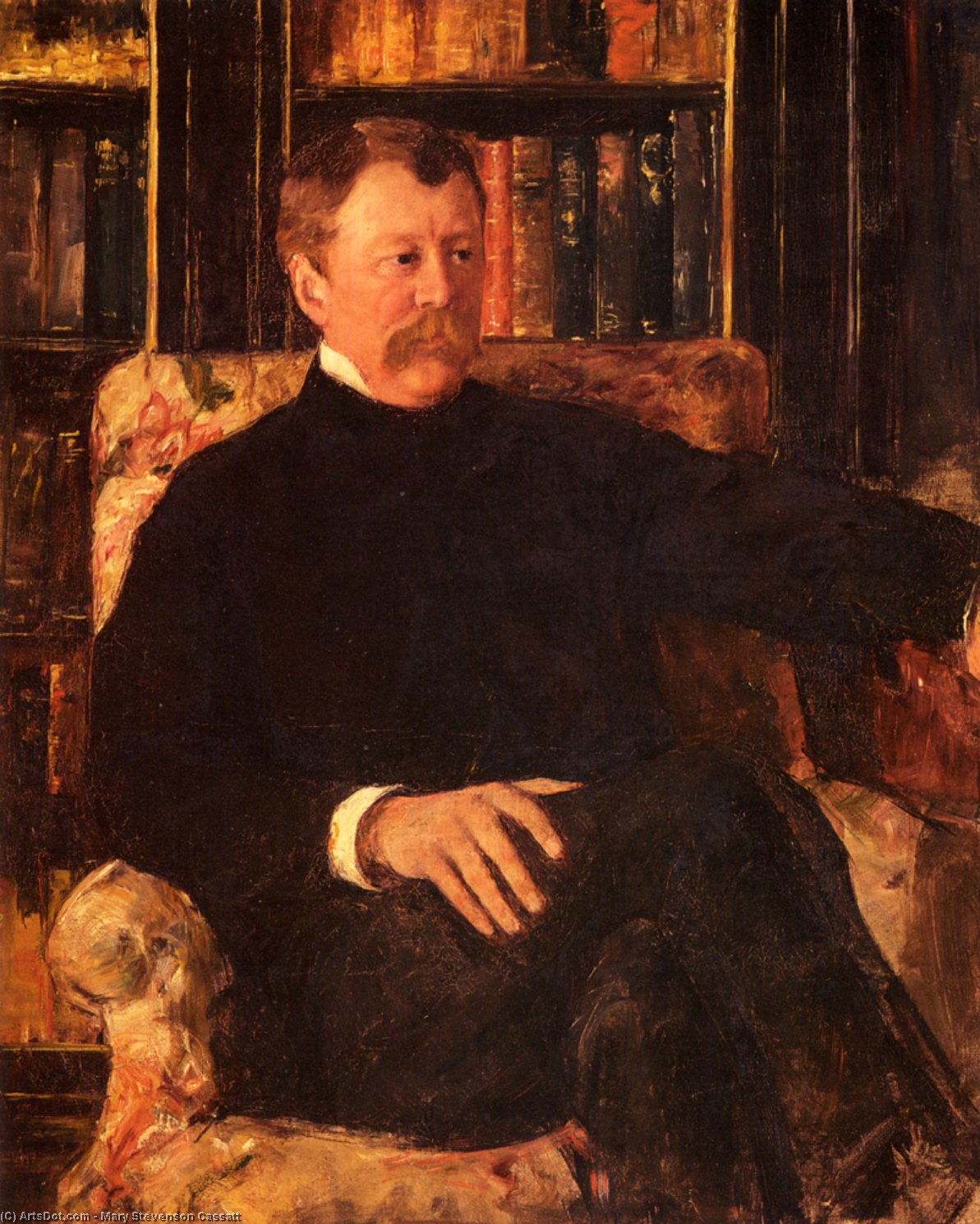 Wikioo.org - The Encyclopedia of Fine Arts - Painting, Artwork by Mary Stevenson Cassatt - Portrait Of Alexander Cassatt