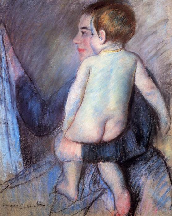 WikiOO.org - Enciklopedija likovnih umjetnosti - Slikarstvo, umjetnička djela Mary Stevenson Cassatt - At the Window