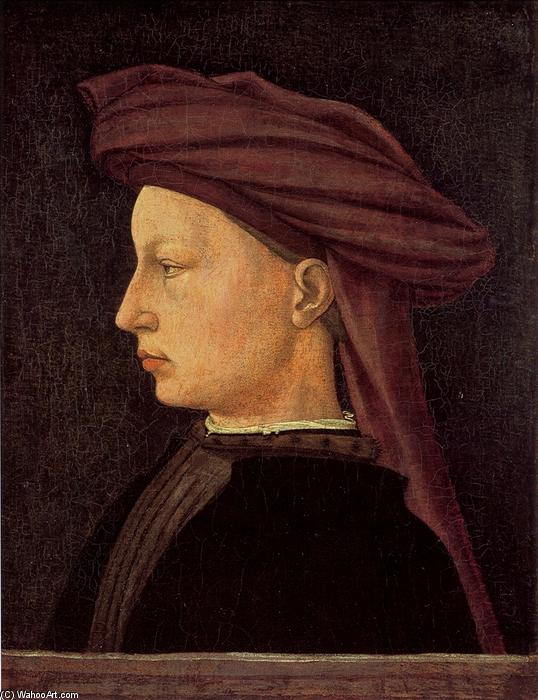 Wikioo.org - Die Enzyklopädie bildender Kunst - Malerei, Kunstwerk von Masaccio (Ser Giovanni, Mone Cassai) - porträt von einem junge frau
