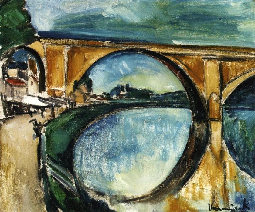 Wikioo.org - The Encyclopedia of Fine Arts - Painting, Artwork by Maurice De Vlaminck - The Aqueduct at Nogent sur Marne