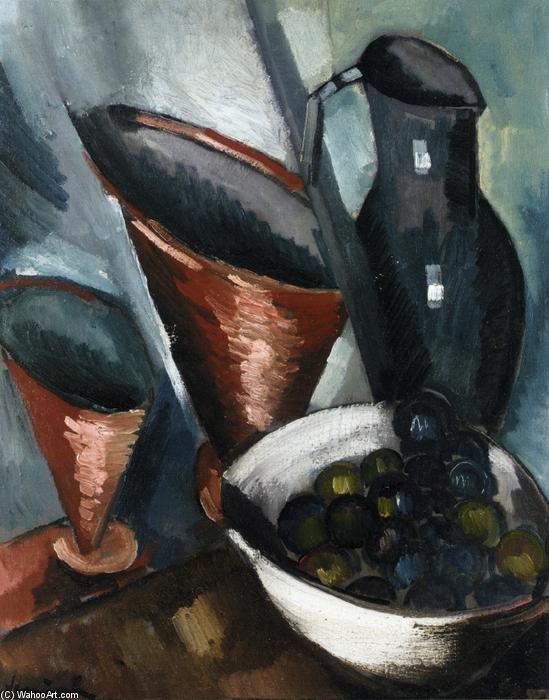 Wikioo.org - The Encyclopedia of Fine Arts - Painting, Artwork by Maurice De Vlaminck - Still Life Copper Goblets