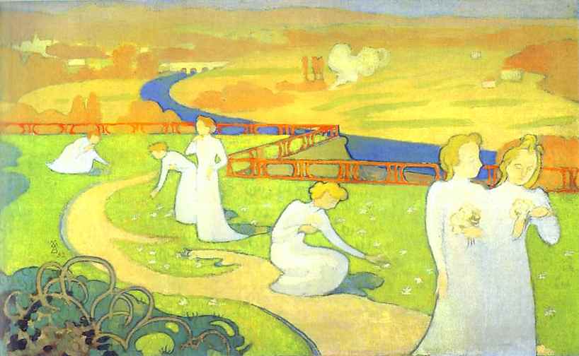WikiOO.org - Encyclopedia of Fine Arts - Lukisan, Artwork Denis Maurice - April