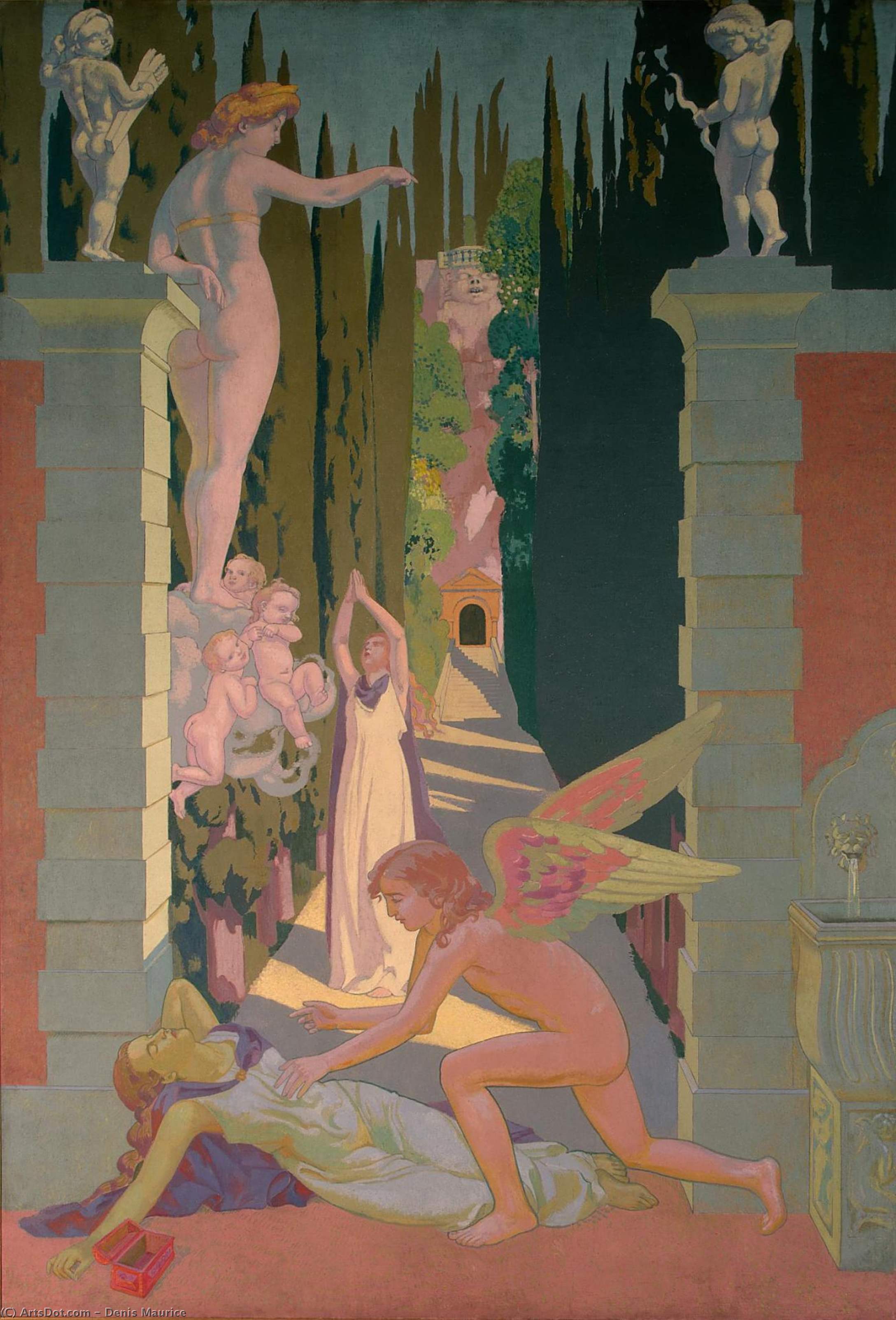 WikiOO.org - دایره المعارف هنرهای زیبا - نقاشی، آثار هنری Denis Maurice - Panel 4. The Vengeance of Venus