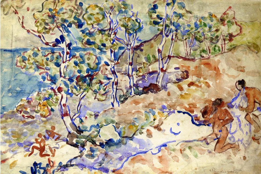 Wikioo.org - The Encyclopedia of Fine Arts - Painting, Artwork by Maurice Brazil Prendergast - Summer Outing