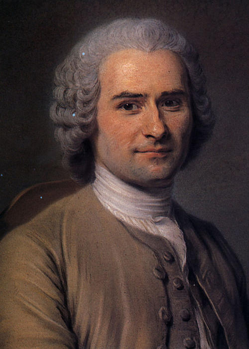 WikiOO.org - Енциклопедия за изящни изкуства - Живопис, Произведения на изкуството Maurice Quentin De La Tour - Jean-Jacques Rousseau