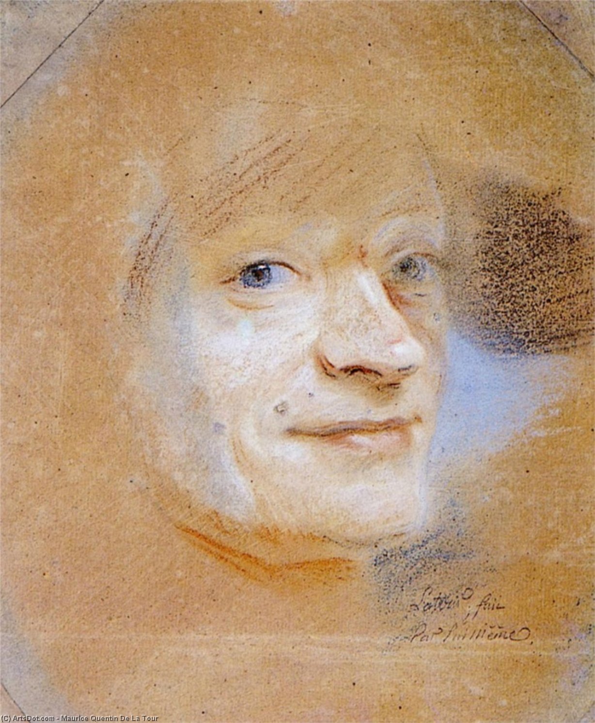 Wikioo.org – L'Encyclopédie des Beaux Arts - Peinture, Oeuvre de Maurice Quentin De La Tour - autoportrait