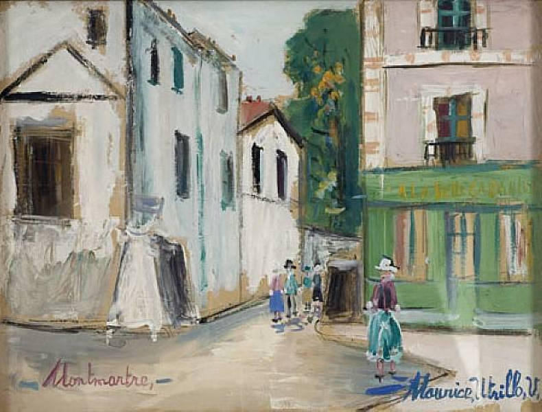 Wikioo.org - The Encyclopedia of Fine Arts - Painting, Artwork by Maurice Utrillo - Belle Gabrielle