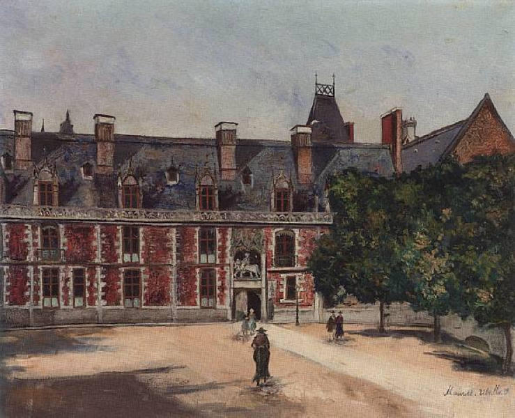 Wikioo.org – L'Enciclopedia delle Belle Arti - Pittura, Opere di Maurice Utrillo - Castello di Blois