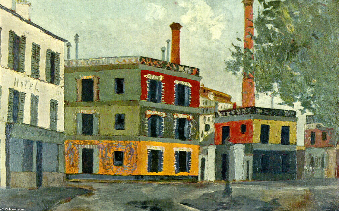 WikiOO.org - Encyclopedia of Fine Arts - Maleri, Artwork Maurice Utrillo - Factory