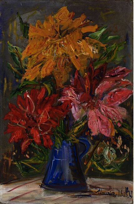 WikiOO.org - Encyclopedia of Fine Arts - Malba, Artwork Maurice Utrillo - Flowers