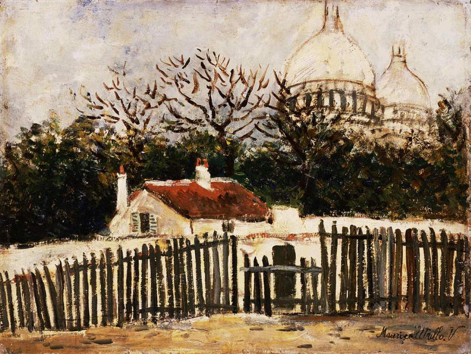 Wikioo.org - The Encyclopedia of Fine Arts - Painting, Artwork by Maurice Utrillo - Sacre-Coeur
