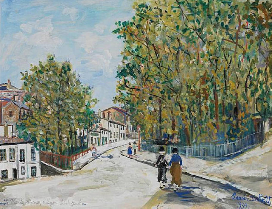 Wikioo.org - The Encyclopedia of Fine Arts - Painting, Artwork by Maurice Utrillo - Square Minimes
