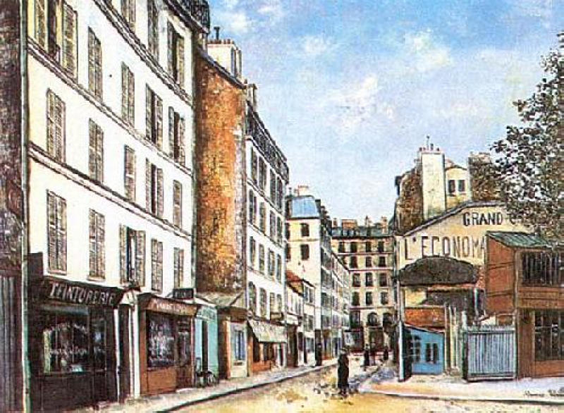 Wikioo.org - The Encyclopedia of Fine Arts - Painting, Artwork by Maurice Utrillo - Street