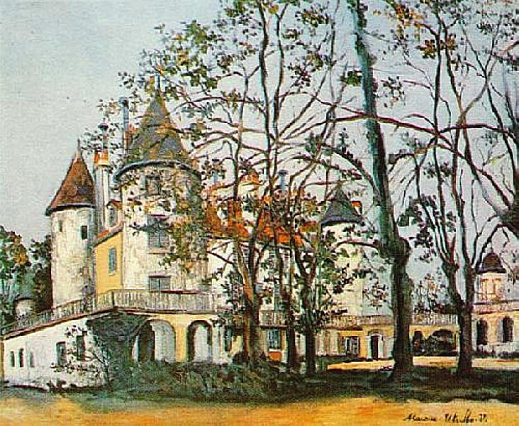 WikiOO.org - Enciclopedia of Fine Arts - Pictura, lucrări de artă Maurice Utrillo - The castle