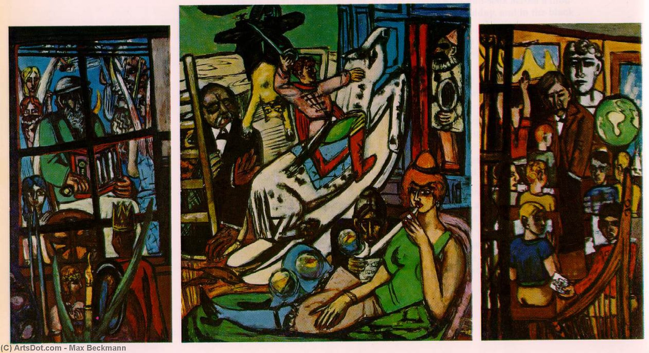 Wikioo.org - The Encyclopedia of Fine Arts - Painting, Artwork by Max Beckmann - Beginnning