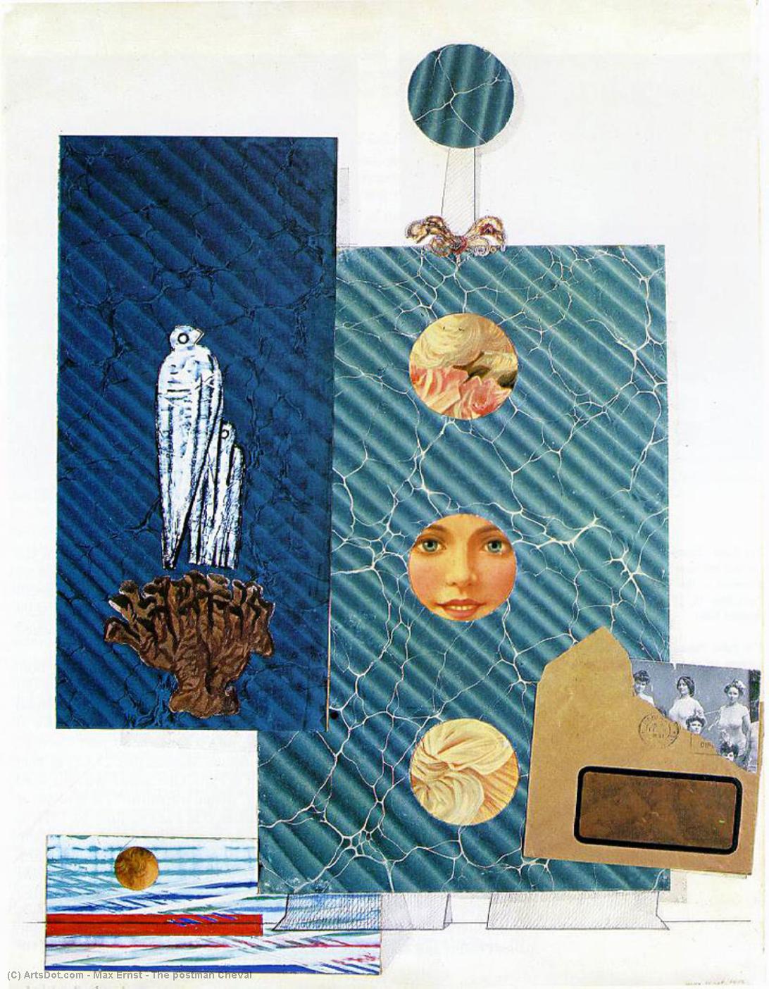 WikiOO.org - 백과 사전 - 회화, 삽화 Max Ernst - The postman Cheval