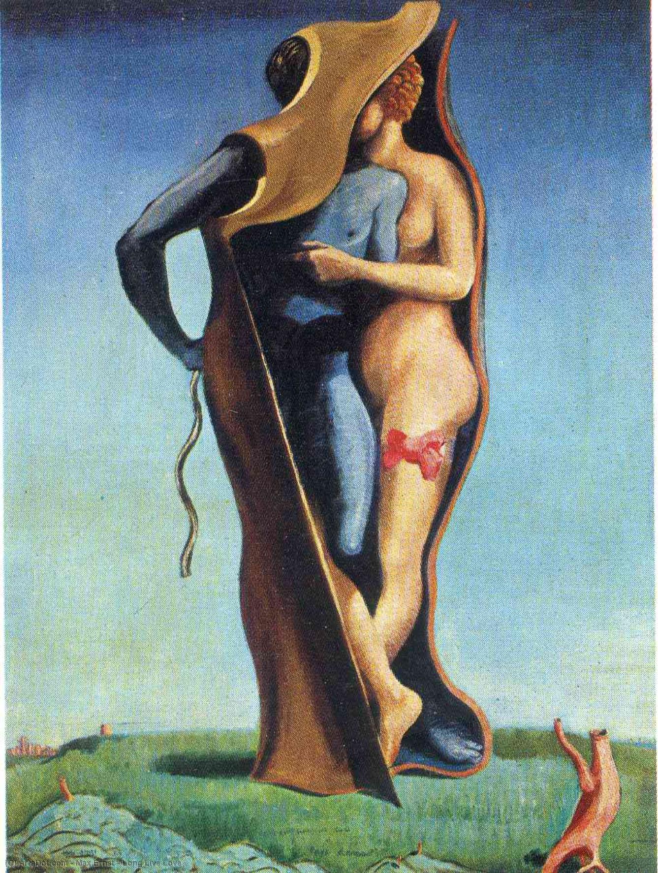Wikioo.org - The Encyclopedia of Fine Arts - Painting, Artwork by Max Ernst - Long Live Love