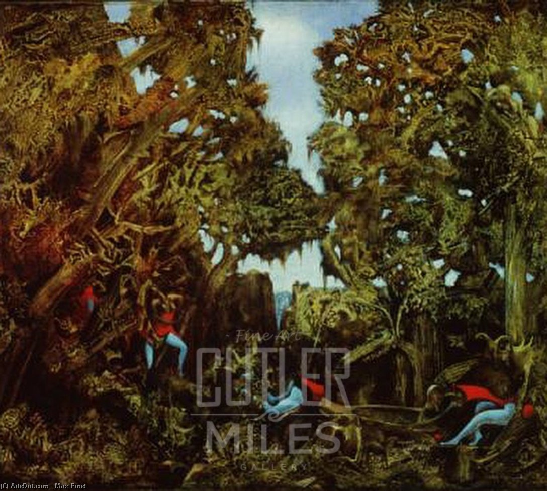 Wikioo.org - The Encyclopedia of Fine Arts - Painting, Artwork by Max Ernst - Everyone Here Speaks Latin