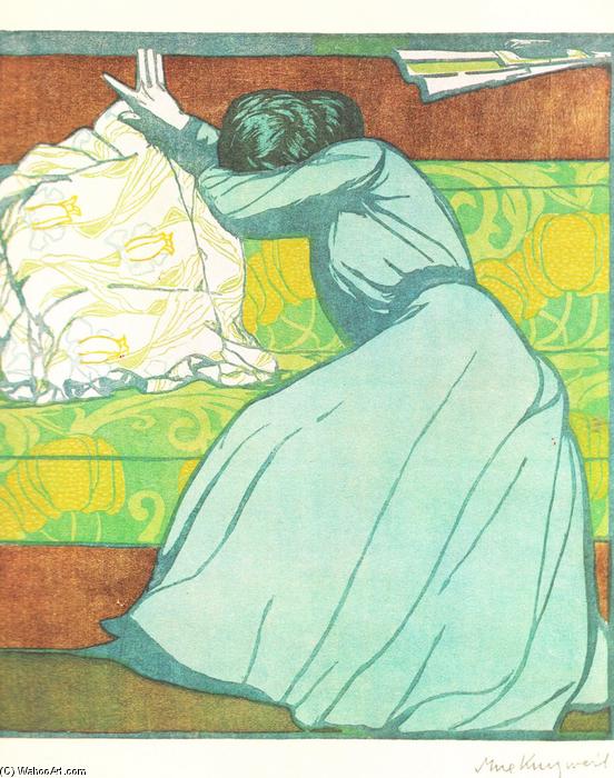 WikiOO.org - Encyclopedia of Fine Arts - Målning, konstverk Maximilian Franz Viktor Zdenko Marie Kurzweil - The Cushio