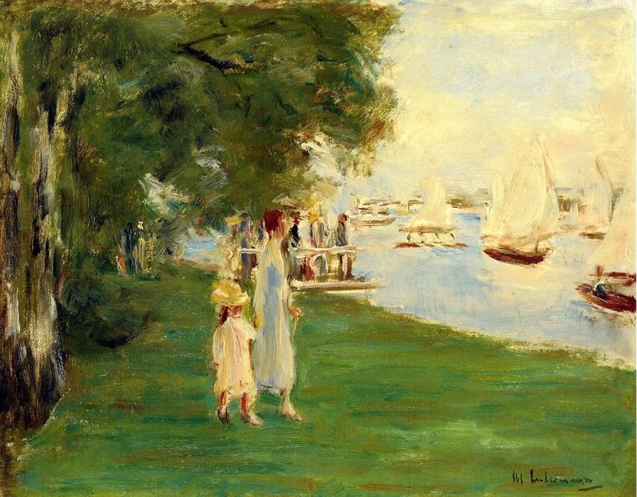 Wikioo.org - The Encyclopedia of Fine Arts - Painting, Artwork by Max Liebermann - The Yacht Race