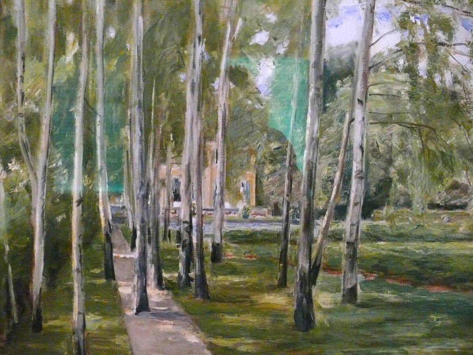 Wikioo.org - The Encyclopedia of Fine Arts - Painting, Artwork by Max Liebermann - Birch grow