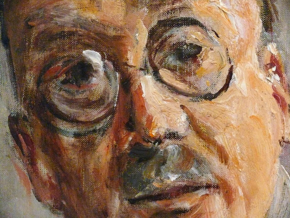 WikiOO.org - Enciklopedija dailės - Tapyba, meno kuriniai Max Liebermann - Portrait of Professor Sauerbruch