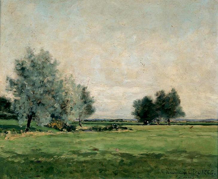 Wikioo.org - The Encyclopedia of Fine Arts - Painting, Artwork by Maxime Emile Louis Maufra - Meadow