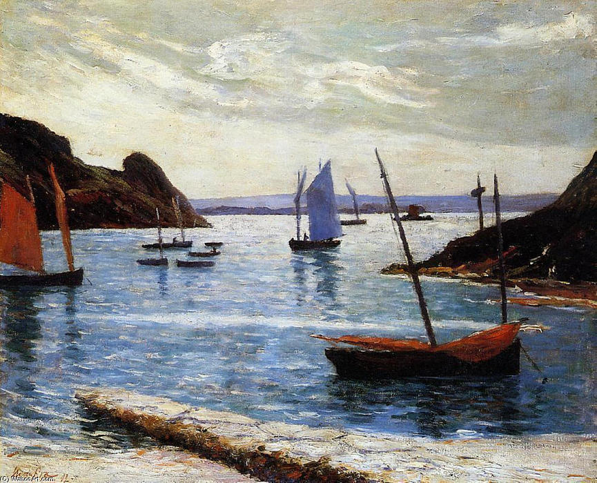 Wikioo.org - The Encyclopedia of Fine Arts - Painting, Artwork by Maxime Emile Louis Maufra - Isle of Brehat