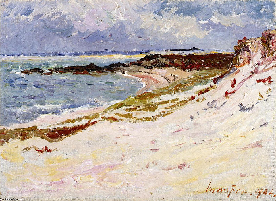 Wikioo.org - The Encyclopedia of Fine Arts - Painting, Artwork by Maxime Emile Louis Maufra - By the Sea