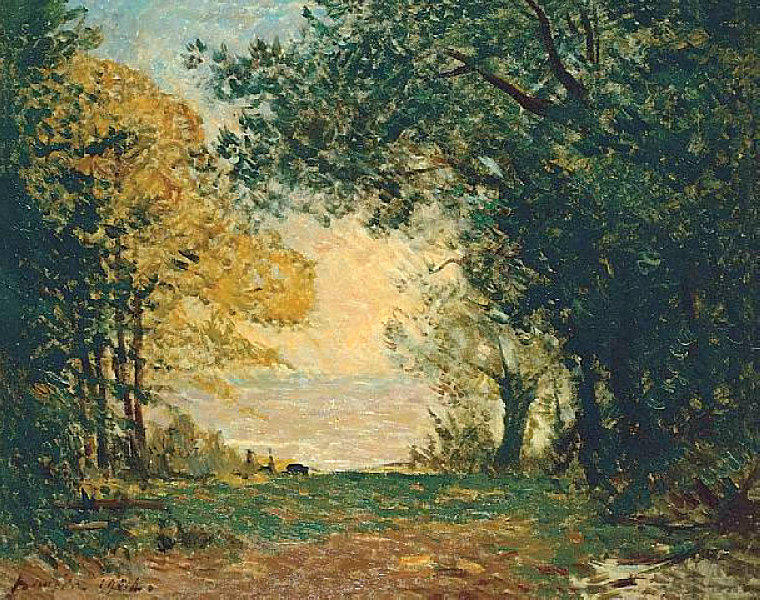 Wikioo.org - The Encyclopedia of Fine Arts - Painting, Artwork by Maxime Emile Louis Maufra - Beg-Meil at dusk