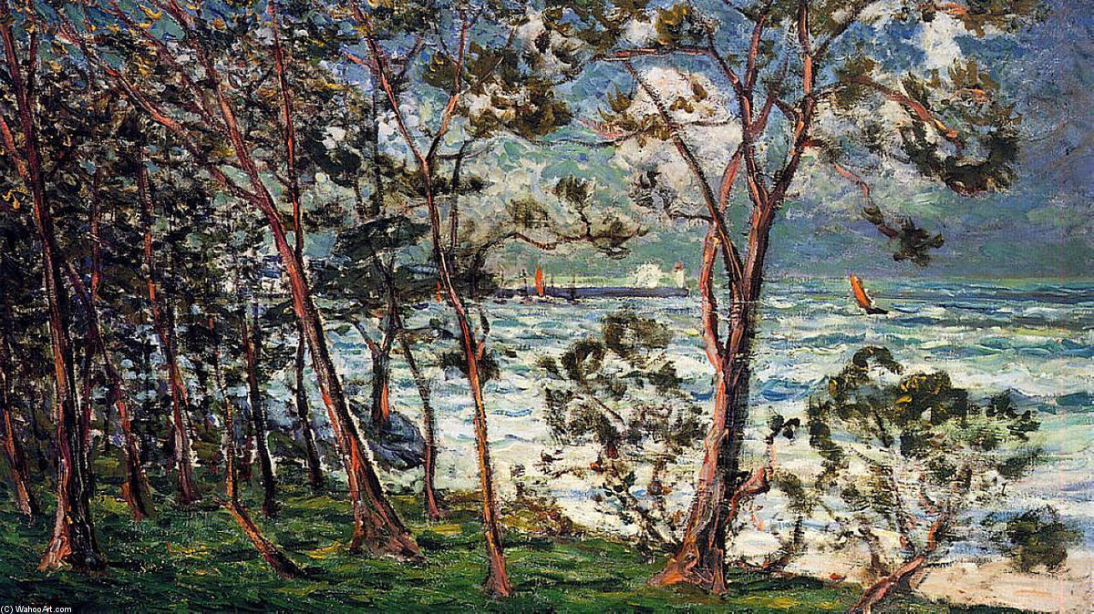 Wikioo.org - The Encyclopedia of Fine Arts - Painting, Artwork by Maxime Emile Louis Maufra - The Shore at Duarnenez