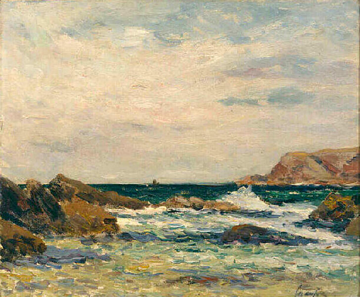 Wikioo.org - The Encyclopedia of Fine Arts - Painting, Artwork by Maxime Emile Louis Maufra - Belle-Ile-en-Mer