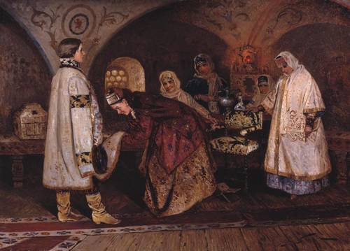 Wikioo.org - The Encyclopedia of Fine Arts - Painting, Artwork by Mikhail Nesterov - Tsar Alexei Mikhailovich