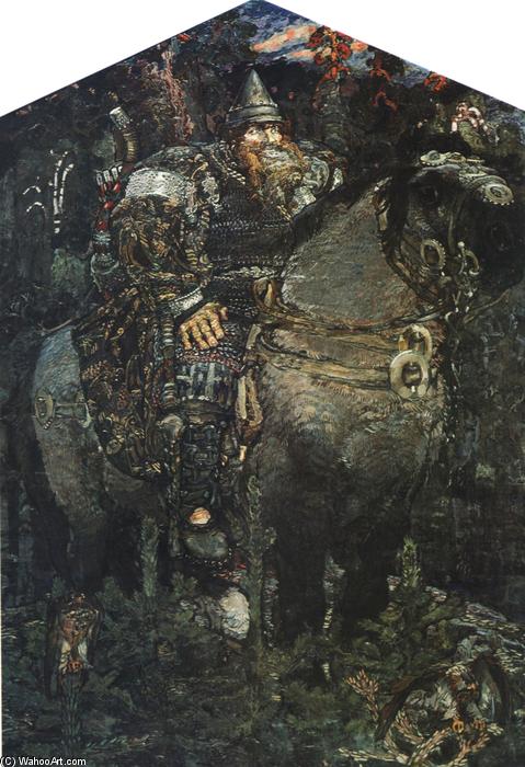 Wikioo.org - The Encyclopedia of Fine Arts - Painting, Artwork by Mikhail Vrubel - Bogatyr