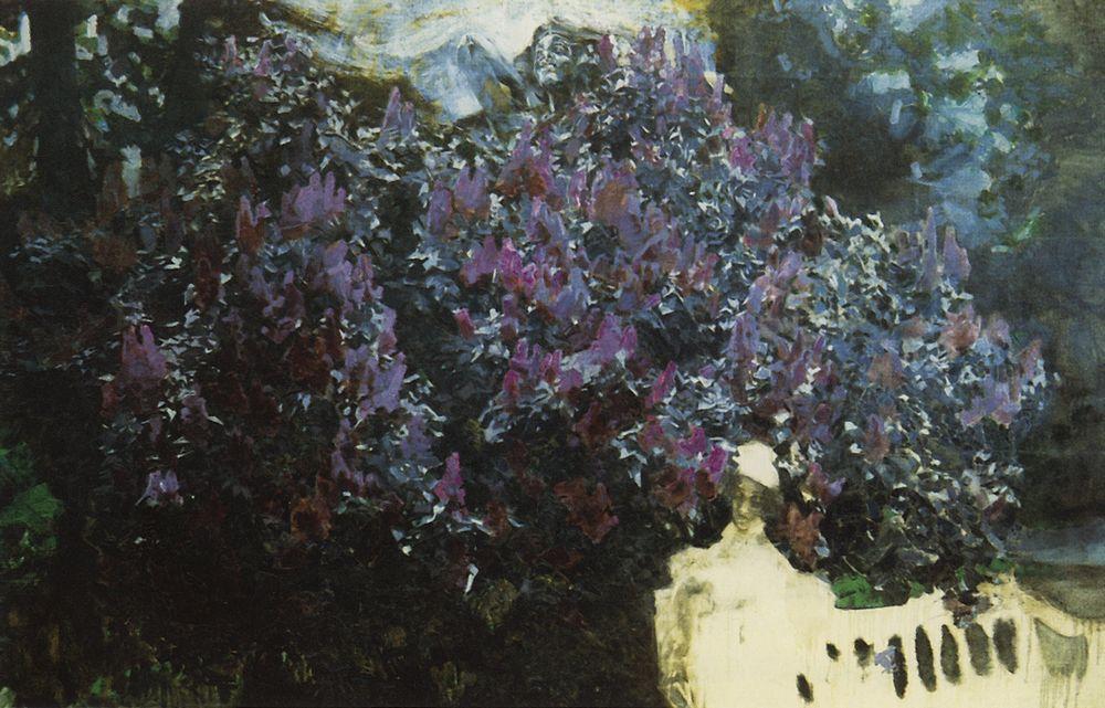 Wikioo.org - The Encyclopedia of Fine Arts - Painting, Artwork by Mikhail Vrubel - Lilacs