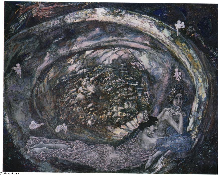 Wikioo.org - The Encyclopedia of Fine Arts - Painting, Artwork by Mikhail Vrubel - Pearl oister