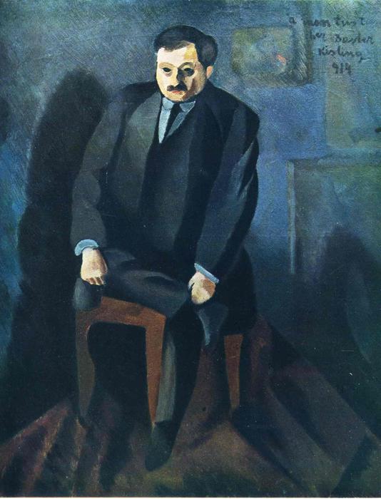 Wikioo.org - The Encyclopedia of Fine Arts - Painting, Artwork by Moise Kisling - Portrait of Adolphe Basler