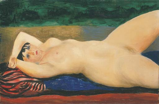 WikiOO.org - Encyclopedia of Fine Arts - Lukisan, Artwork Moise Kisling - Kiki de Montparnasse