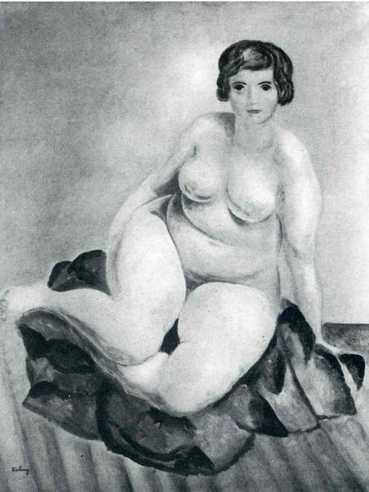 WikiOO.org - Encyclopedia of Fine Arts - Schilderen, Artwork Moise Kisling - not identified (38)