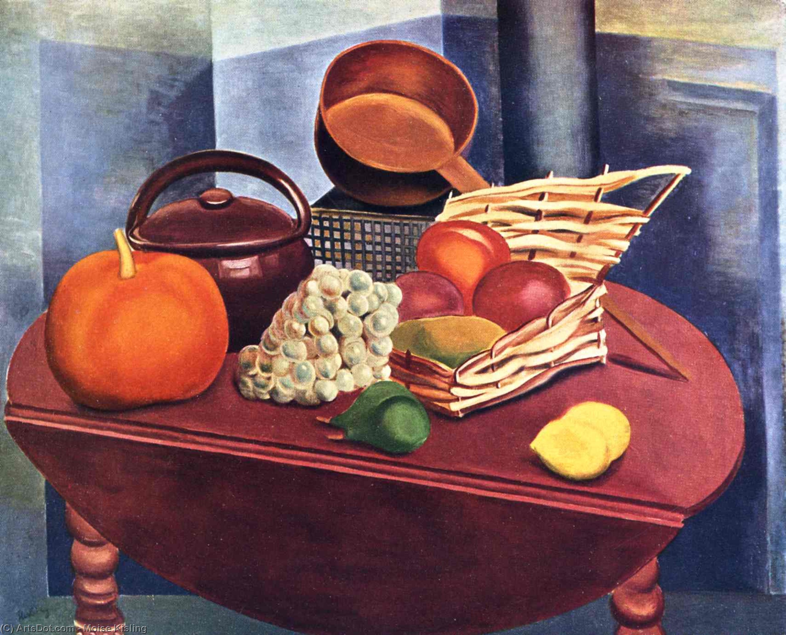 Wikioo.org - The Encyclopedia of Fine Arts - Painting, Artwork by Moise Kisling - Still life