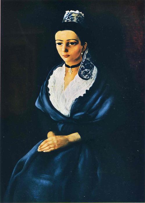 Wikioo.org – L'Encyclopédie des Beaux Arts - Peinture, Oeuvre de Moise Kisling - La femme issus Arles