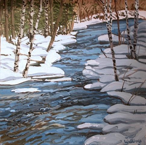 Wikioo.org - The Encyclopedia of Fine Arts - Painting, Artwork by Neil Gavin Welliver - Study for Blue Ducktrap