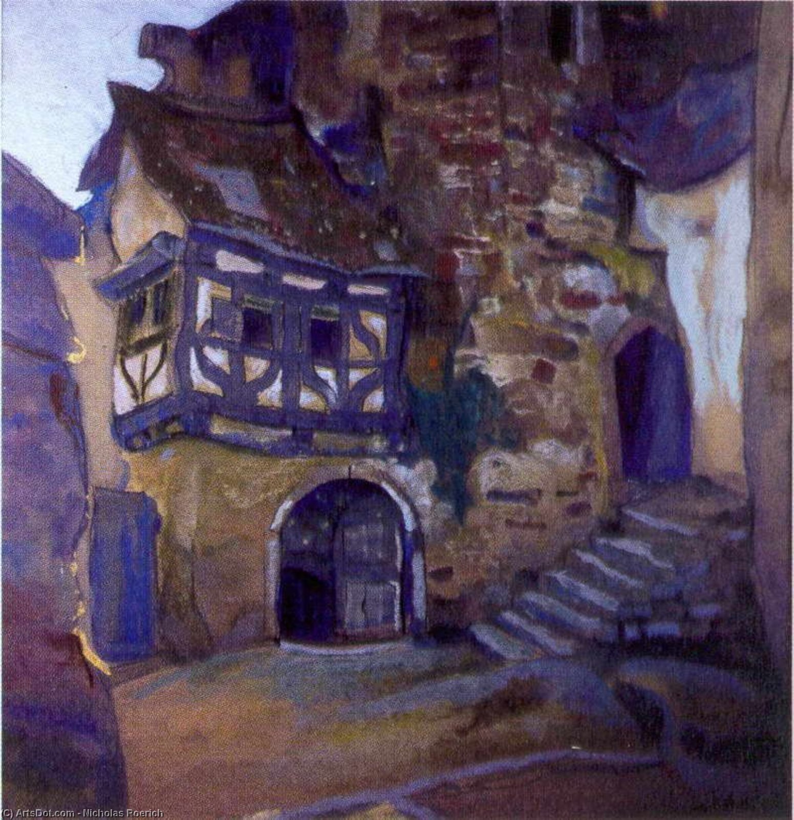 Wikioo.org - The Encyclopedia of Fine Arts - Painting, Artwork by Nicholas Roerich - Gegstad manor