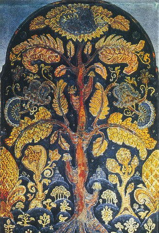 WikiOO.org - אנציקלופדיה לאמנויות יפות - ציור, יצירות אמנות Nicholas Roerich - Sketch of mosaic to the monument to Kuinji