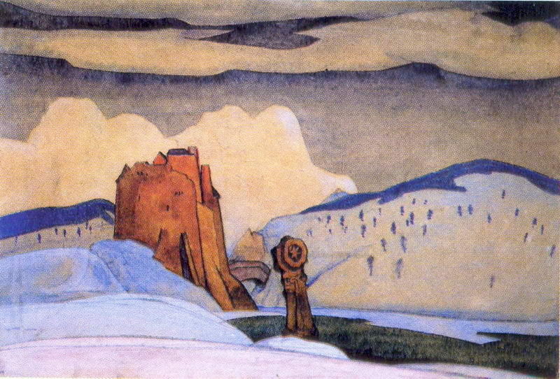 Wikioo.org - The Encyclopedia of Fine Arts - Painting, Artwork by Nicholas Roerich - Winter