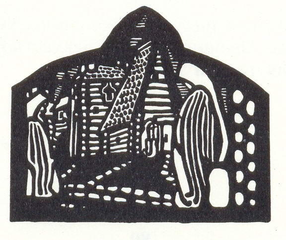 Wikoo.org - موسوعة الفنون الجميلة - اللوحة، العمل الفني Nicholas Roerich - 'Vignette for book ''N. K. Roerich'''